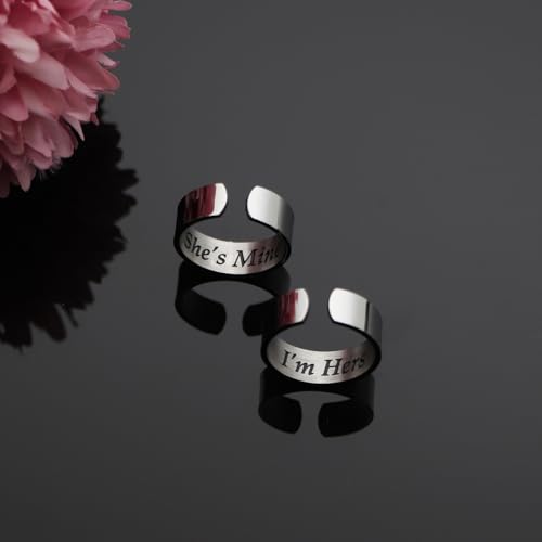 Gay Couple Gifts Gay Couple Ring Set of 2 LGBT Gift Valentines Day Wedding Gifts3
