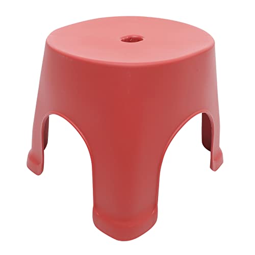 Cabilock Sturdy Non-Slip Plastic Stool Step Stool for Bathroom Kitchen Dorm Lightweight and Portable