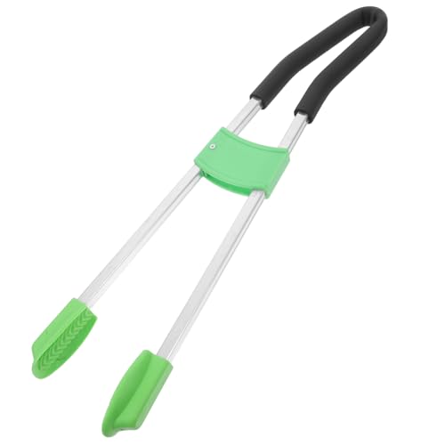 TOBBOMEY Pince Ramasse Déchets Aluminium Outil Portable à Double Manche pour Ramassage Ordures Pince de Préhension Solide pour Intérieur et Extérieur Ramasseur Facile à Utiliser pour