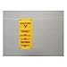 Brady 93627 Radiation Sign, 1-11/16" x 8", Magenta/Yellow