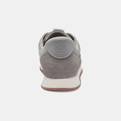 Image of Kizik Slip On Sneakers: Milan - Comfortable, Retro Nylon & Suede, Mens & Womens Walking Shoes with Arch Support, Hands Free Convenience, Wear All-Day
