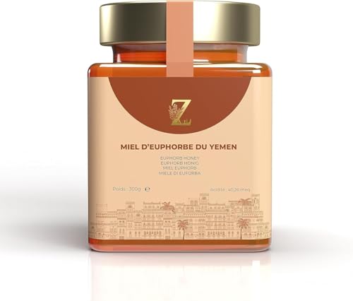 Miel de Euphorbia Yemení (Sal) – Primera calidad – Miel pura – Peso neto 300 g – Una amplia variedad de deliciosos sabores.