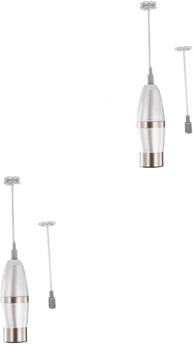 Ciieeo Pcs Handheld Milk Frother Motor Stainless Steel Milk Maker for Latte Cappuccino Easy to Clean