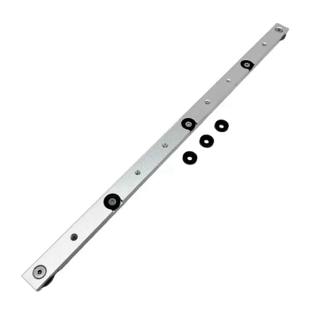 Barre de mesure de scie circulaire et curseur de rail en T d'onglet