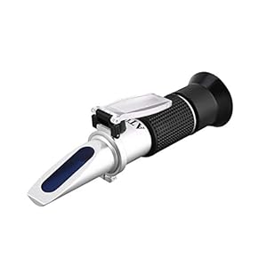 FHJZXDGHNXFGH Refractometer, draagbaar, ethyleen, glycol, vorstbescherming, batterij, koelvloeistof, reinigingsvloeistof…