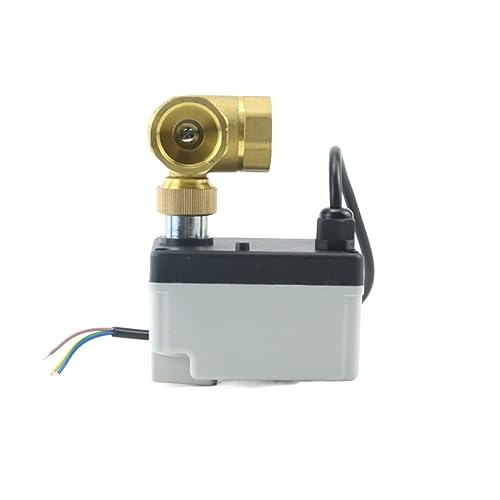 Válvula de bola de latón motorizada de 3 cables: evite averías con su práctico control manual 5