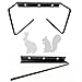 DMERHAC Rabbit Dislocator Skinning & Dispatch Tool Set – Processing Dispatcher, Neck Wringer, Cervical Dislocation, Hopper Popper. Used for Handling Small Animals Such as Rabbits and Squirrels.