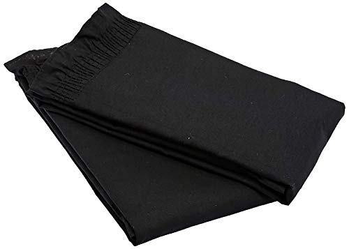 Image of Kuber Industries 2 Piece Cotton Pillow Cover Set-18 inchx27 inch (Black) Luxury Pillow Covers-KUBMART03195