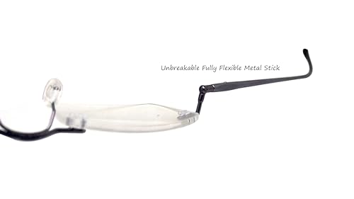 Image of N Specs An Optical Mall Reading Glasses For Men Women Unisex Stylish Framless Frame With Anti Reflected Unbreakable Fiber Glasses