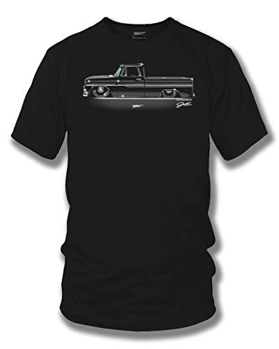 1966 chevy truck - Wicked Metal 1966 Chevy C-10 - Truck T-Shirt - Chevy c-10 t-Shirt, Muscle Car Shirt - XL Black