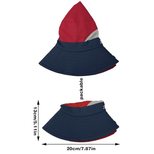 Syhood 2 Pcs Toddler Girl Summer Sun Hat Wide Brim Beach Bucket Cap for Girl Ponytail Foldable UV Protection Hat for Beach 7