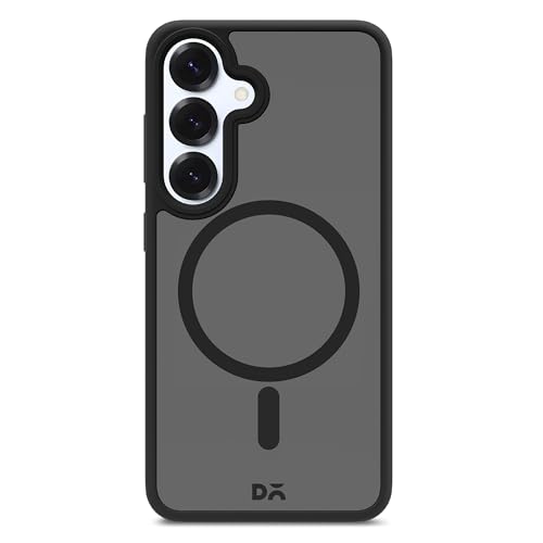 Image of DailyObjects Case for Samsung Galaxy S25 Plus, Drop Protection Polycarbonate Black Nimbus Matte Slim Shockproof Back Cover