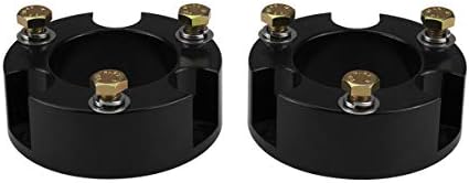 Liftcraft - Fits 1995-2004 Tacoma and 1996-2002 4Runner Lift Kit 2.5 Inch Aircraft Billet Strut Spacers 2WD 4WD | Leveling Kit (2PC Black)