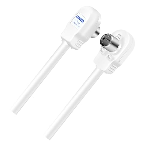 Conector coaxial 90° F-type macho 3 unidades miniatura 5