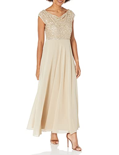 Image of J Kara Women's Beaded Empire Waist Gown