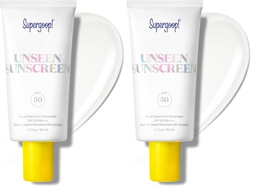 Image of Supergoop! Unseen Sunscreen - SPF 50 - Clear & Invisible Face Sunscreen + Broad Spectrum + Makeup-Gripping Primer - Weightless, Scentless, Oil Free