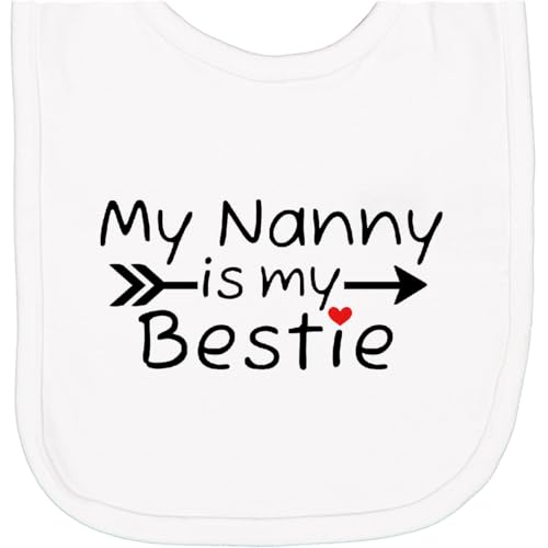 inktastic My Nanny Is My Bestie Newborn Bib