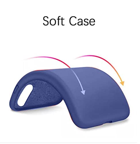 Image of A rtistque Liquid TPU Silicone Matte Shockproof Flexible with Camera Protection Soft Back Cover Case for Mi 11 Pro - Blue