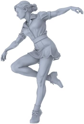 MRY-SFW XJTR144446 1/144 Painter Dynamic Challenge Set Six High Tension Gray White Models Dramatic Poses Ultimate Display of Muscle Lines and Clothing Dynamic Folds 1set image 3