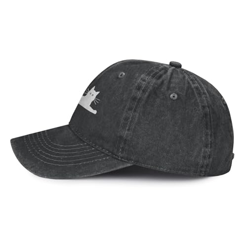 Gorra de béisbol con diseño de gato para mujer miniatura 3