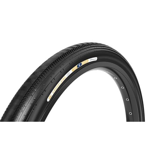 Panaracer Gravelking Semi Slick TLR Tubeless Ready Folding Gravel Bike Tyres 700c | Fast-Rolling SS with ZSG Compound & TuffTex Casing | Enhanced Control on Rough Road & Fire Trails | 700x35c Tyres