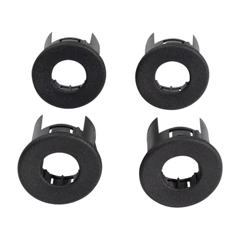 GUOHOQIX 4pc Rear Parking Assist Sensor Bezel Set Left Right Sides 4 Piece for Chevy for Avalanche 07-13 for Silverado 1500/2500HD/3500HD 07-14,for GMC for Sierra 1500/2500HD/3500HD 07-14