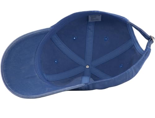 Image of Vintage Washed Cotton Baseball Caps Men Women Adjustable Unstructured Low Profile Dad Hat