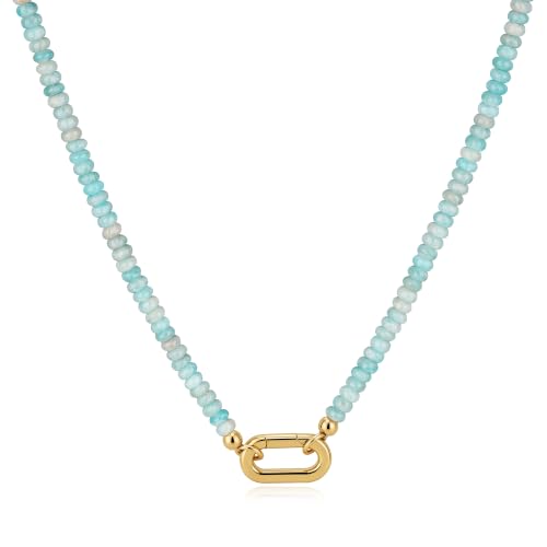 SAMYA Amazonite Beaded Necklace for...