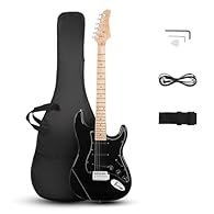 Versatile Sound: This electric guitar features a single-single-single pickup configuration, delivering a wide range of tones suitable for various musical genres. The maple fingerboard enhances the overall clarity and responsiveness of the instrument....