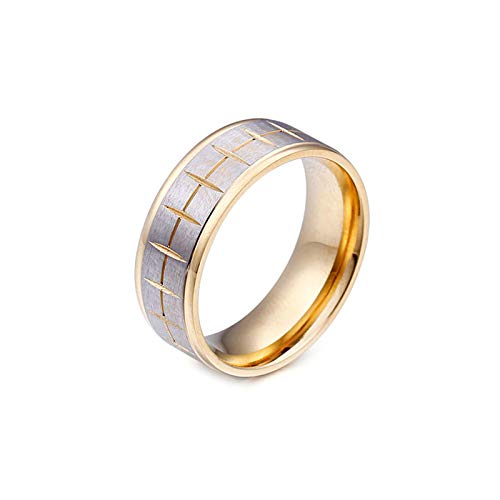 Bague tungstène homme bague acier inoxydable fibre de carbone bague homme gothique argent 59