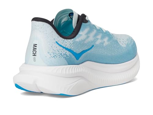 Image of Hoka Women's Mach 6 Tundra Blue /Raindrop 9 Wide