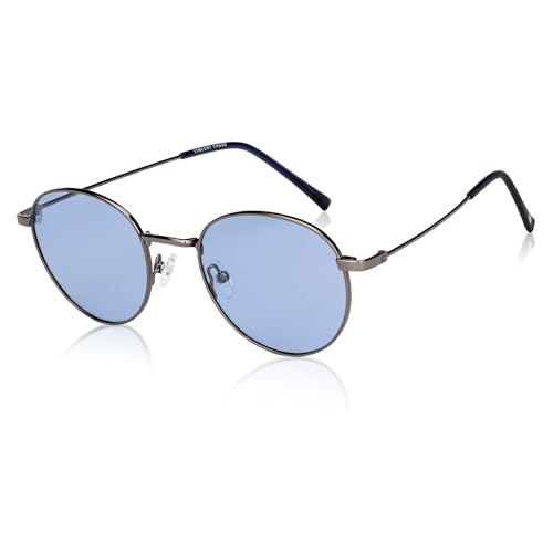 Image of Vincent Chase By Lenskart | Full Rim Round | Polarized Stylish Sunglasses | 100% UV Protected | For Men & Women