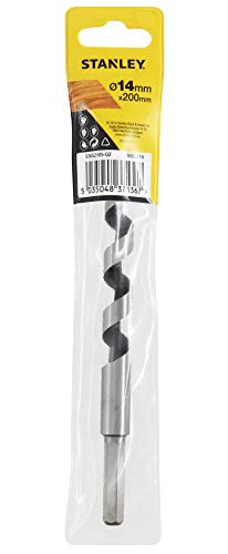 Broca helicoidal pour bois STANLEY ø 14 x 200mm en acier haute performance - 3
