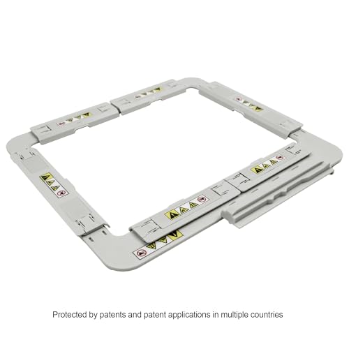 Image of Sew Tech Magnetic Embroidery Hoop for Brother Innovis NQ1700E NQ1600E NQ3600D NV880E Dream Machine 2 XV8550D VE2200 Luminaire XP2 XP3 VM5200 Stellaire XE1 XJ1 Machine, 5 inchx7 inch Mighty Snap Magnet Frame