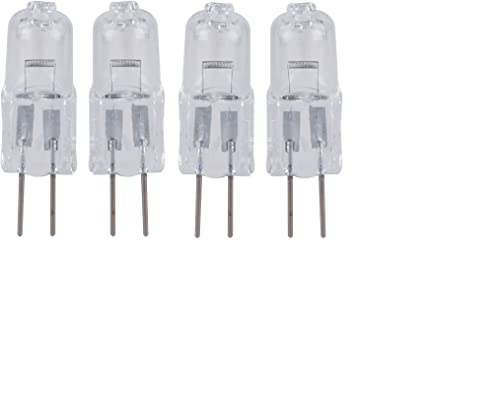 4 x G4 12V AC 20W HALOGEN LONG LIFE LIGHT CAPSULE BULB JC TYPE LIGHTS BULBS