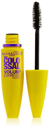 Maybelline New York Mascara Volum' Express The Colossal Glam Black / Wimperntusche Schwarz mit Mega-Wimpernbürste für voluminöse Wimpern, 1 x 10 ml