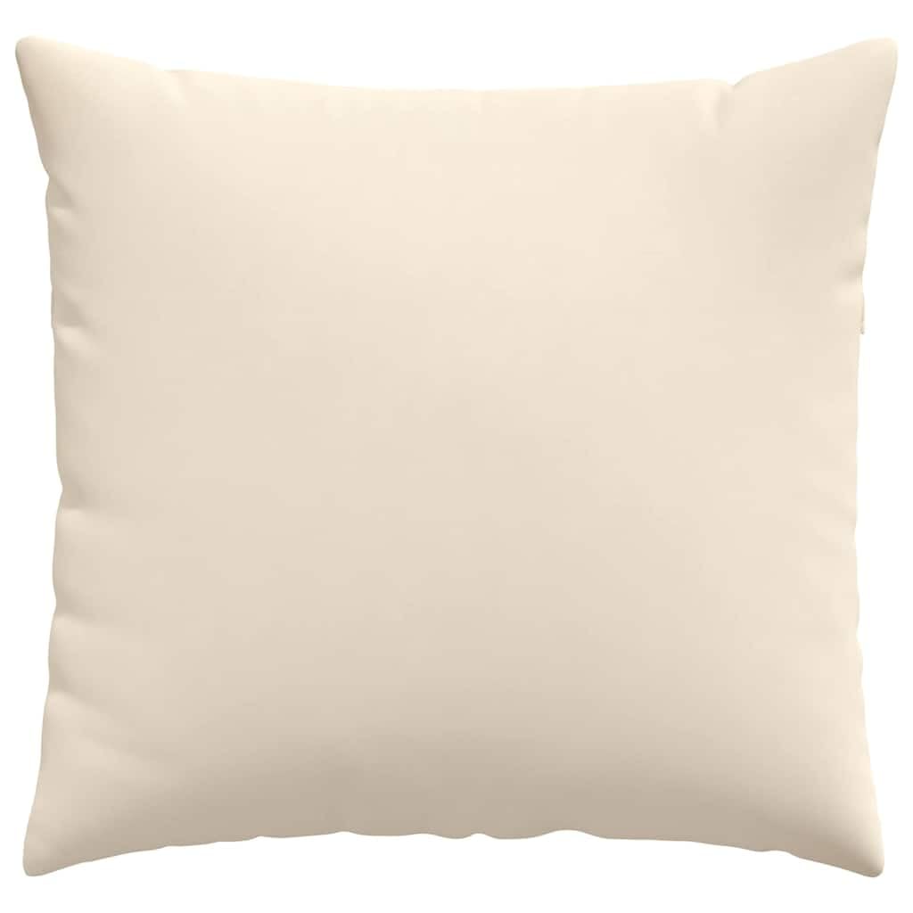 Juego de 2 cojines decorativos con relleno, color beige, 45 x 45 cm