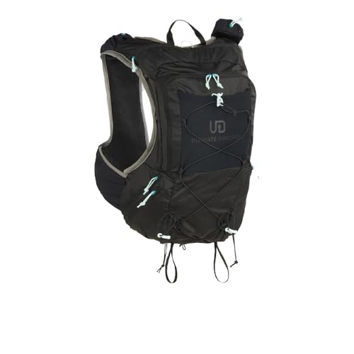 Ultimate Direction Adventure Vesta Women’s Hydration and Endurance Running Vest, 2L Hydration Bladder Compatible, Upgraded Fit and Finishes, Trekking Pole Loops, GPS Pocket, 2023 (Onyx, Medium)