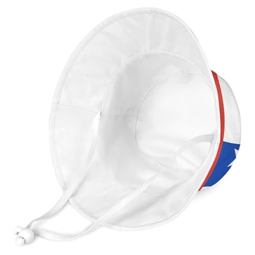 Chilean FlagChildren's Bucket Hat for Boys and Girls, Breathable Summer Beach Hat54cm2