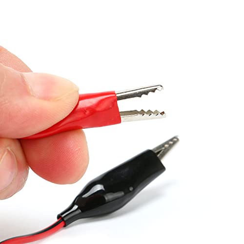 10pcs Alligator Electrical Clips Lead, Double Ended Alligator Clips for Test Probes & Leads with 5 Colors