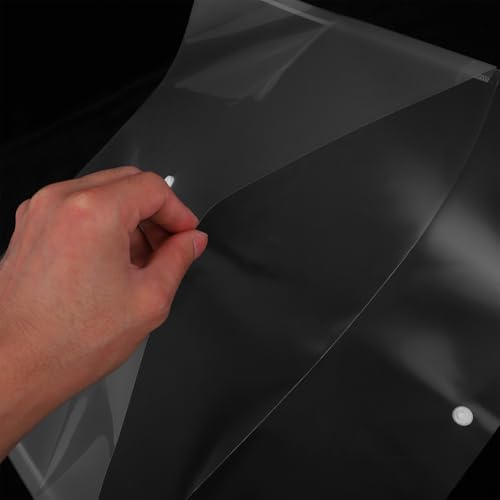 Carpetas plásticas transparentes A3 de alta resistencia para proteger documentos 6