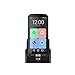 Produktbild SPC Apolo  Smartphone mit Whatsapp für Senioren, SOS-Taste, physische Tasten zum Auf- und Abhängen, Ladestation, XXL-Symbole, 5-Zoll-Bildschirm, Android 10  Schwarz