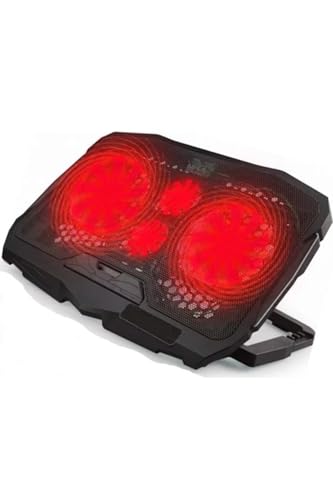 Notebook, D17-4 Adet Fanlı Kırmızı Ledli 17" Pro Standlı Soğutucu