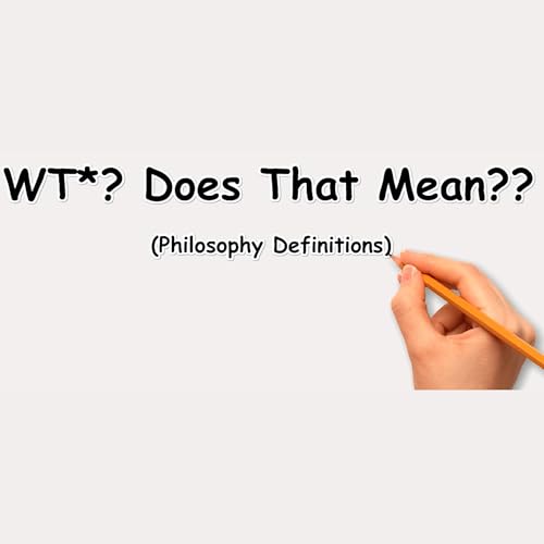 "WT*? Does that Mean?" Metaphysics Podcast Por  arte de portada