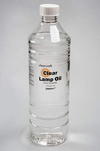 Price comparison product image CLEARCRAFT Smokeless and Odourless Clear Lamp Oil - 1 Litre with Free Funnel