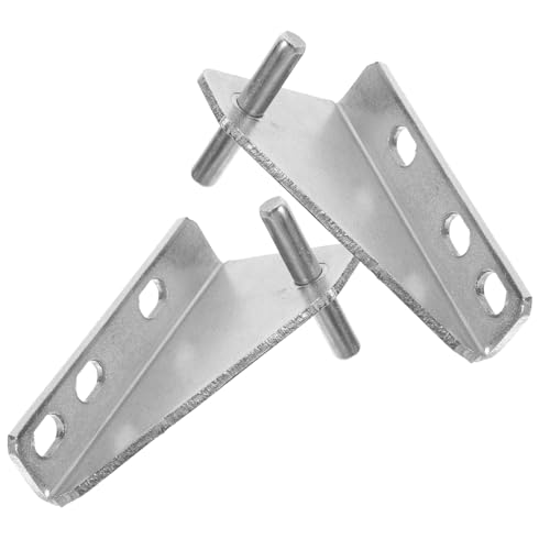 Didiseaon 2 piezas Inoxidable para Puerta de Congelador con Tapa de Goma Accesorio para Frigorífico Doméstico y Comercial Fácil Instalación Compatible con Modelos Separación
