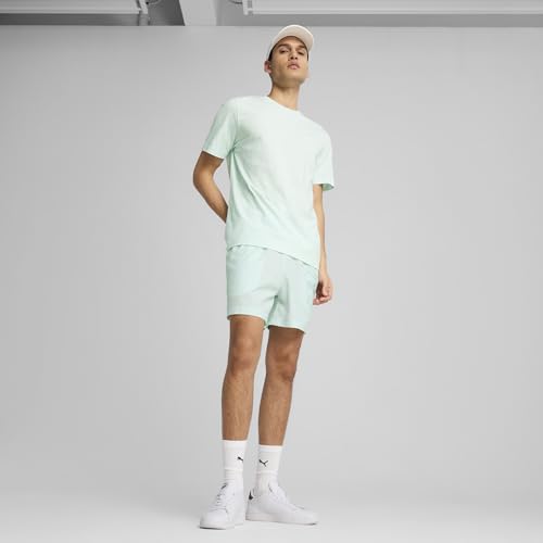 PUMA Unisex ESS Small No. 1 Logo Tee (s) T-Shirts, Peaceful Blue, M – Ansicht 3