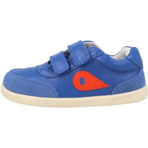 Bobux i-Walk Champ Sneakers Olympian Blue BQ10189JE5LE Leather Suede Kids Comfort Straps4