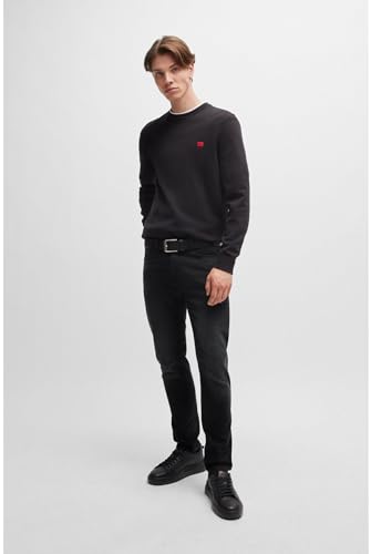 Hugo Para Hombre. 50524229 Jeans Extra Slim Fit De Denim EláStico Negro Intenso (36/32), Casual, AlgodóN OrgáNico, Sostenible - 8