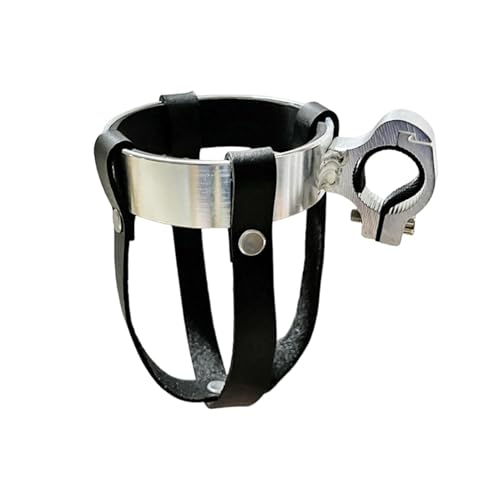Porte-bouteille pour vélo en acier inoxydable rétro pour tasses et gourdes